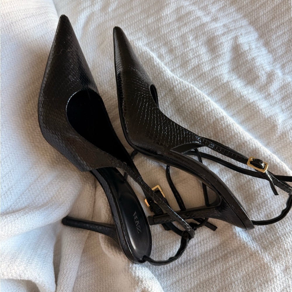 Zara Heals with Gold Buckle
